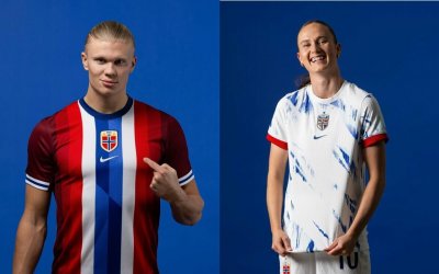 Replica fake Norway football shirts 2024